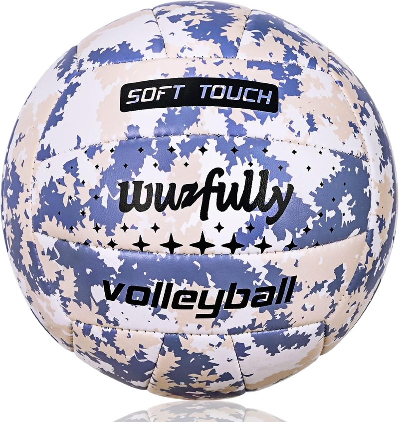 Wuzfully Volleyball Official Size 5,Soft Volleyballs for Backyard Beach Park Play Games Practice Volleyball for Beginner Teenager(Best Gift) - Image 1